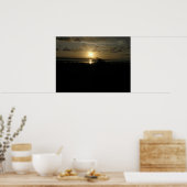 zonnemeer poster (Keuken)