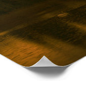 Zonnemeer Regen Zwans Natuur Landschap Poster (Hoek)