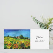 ZONNEMERS EN LAND IN TUSCANY, KAART (Staand voorkant)