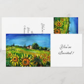 ZONNEMERS EN LAND IN TUSCANY, KAART (Voorkant / Achterkant)