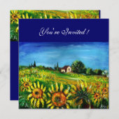 ZONNEMERS EN LAND IN TUSCANY, KAART (Voorkant / Achterkant)