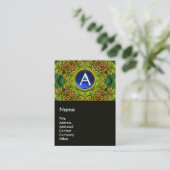 ZONNEMERS EN LAND IN TUSCANY, monogram Visitekaartje (Staand voorkant)