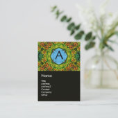 ZONNEMERS EN LAND IN TUSCANY, monogram Visitekaartje (Staand voorkant)