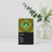 ZONNEMERS EN LAND IN TUSCANY, monogram Visitekaartje (Staand voorkant)