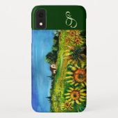 ZONNEMERS EN LANDBOUW IN TUSCANY MONOGRAM Case-Mate iPhone CASE (Achterkant)