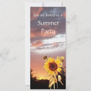 ZONNEMERS EN SUMMER SUNSET RUSTIC WEDDING PARTIJ KAART