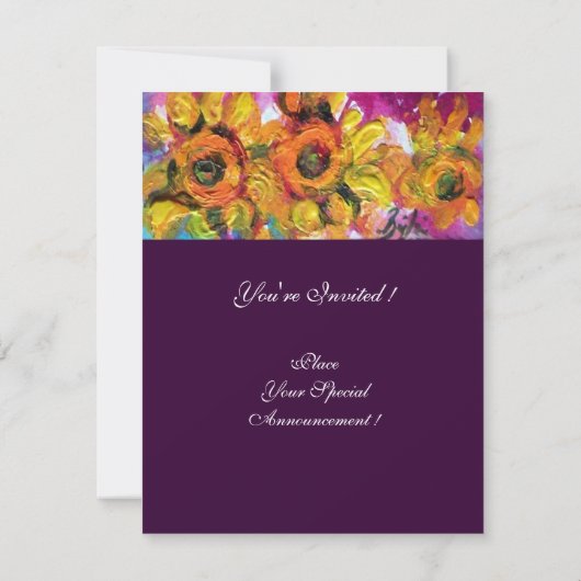 ZONNEMERS EN ZWARTE ROOSTER Rustisch landschap Kaart (Achterkant)