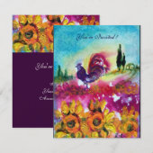 ZONNEMERS EN ZWARTE ROOSTER Rustisch landschap Kaart (Voorkant / Achterkant)