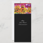 ZONNEMERS EN ZWARTE ROOSTER Rustisch landschap Kaart (Achterkant)