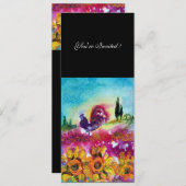 ZONNEMERS EN ZWARTE ROOSTER Rustisch landschap Kaart (Voorkant / Achterkant)