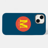 Zonneminimummonogram Case-Mate iPhone Case (Achterkant (horizontaal))