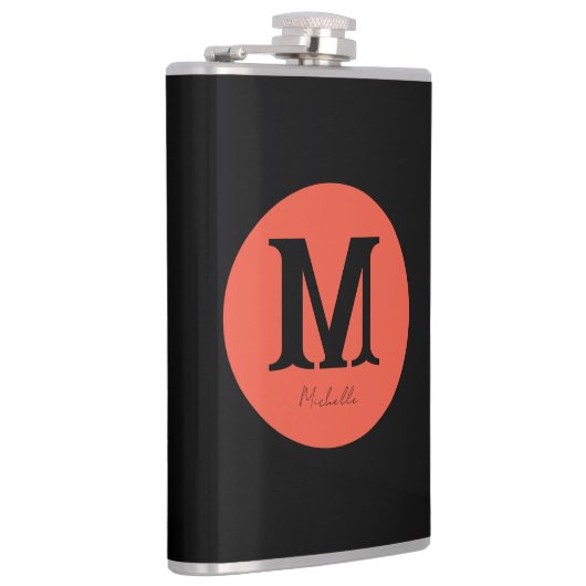 Zonneminimummonogram Heupfles (Rechts)