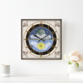 zonnemoer vierkante klok (Huis)