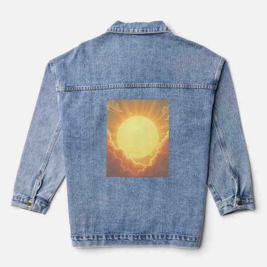 zonnen denim jacket (Achterkant)