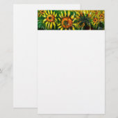 ZONNEN EN LANDBOUW IN TUSCANY, wit Briefpapier (Voorkant / Achterkant)