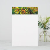 ZONNEN EN LANDBOUW IN TUSCANY, wit Briefpapier (Staand voorkant)