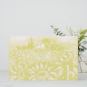 ZONNEN EN LANDEN IN TUSCANY BRIEFPAPIER (Staand voorkant)