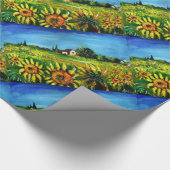 ZONNEN EN LANDEN IN TUSCANY CADEAUPAPIER (Hoek)