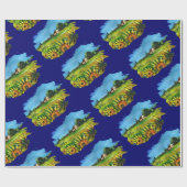 ZONNEN EN LANDEN IN TUSCANY CADEAUPAPIER (Vlak)