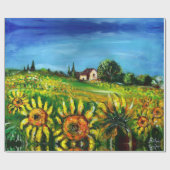 ZONNEN EN LANDEN IN TUSCANY CADEAUPAPIER (Vlak)