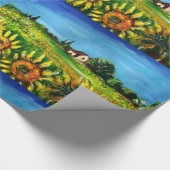 ZONNEN EN LANDEN IN TUSCANY CADEAUPAPIER (Hoek)