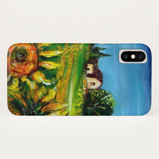 ZONNEN EN LANDEN IN TUSCANY Case-Mate iPhone CASE (Achterkant (horizontaal))