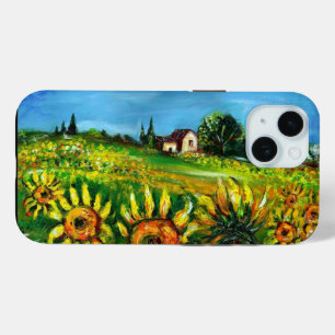 ZONNEN EN LANDEN IN TUSCANY iPhone 15 CASE