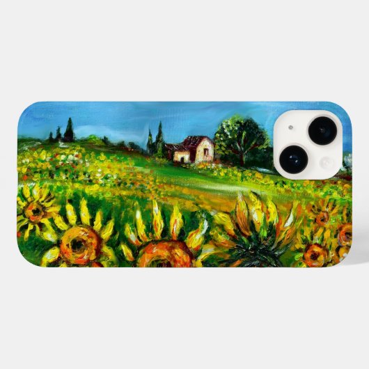 ZONNEN EN LANDEN IN TUSCANY Case-Mate iPhone CASE (Achterkant (horizontaal))
