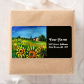 ZONNEN EN LANDEN IN TUSCANY ETIKET (Insitu)