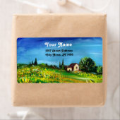 ZONNEN EN LANDEN IN TUSCANY ETIKET (Insitu)