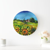 ZONNEN EN LANDEN IN TUSCANY GROTE KLOK (Huis)