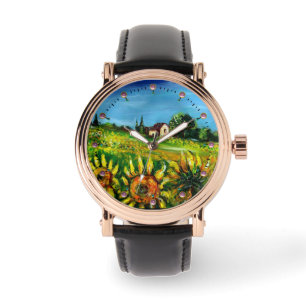 ZONNEN EN LANDEN IN TUSCANY HORLOGE