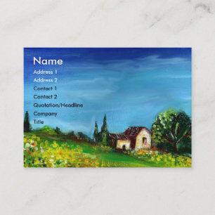 ZONNEN EN LANDEN IN TUSCANY- ITALIË VISITEKAARTJE