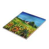 ZONNEN EN LANDEN IN TUSCANY TEGELTJE (Zijkant)