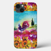 ZONNEN EN ZWARTE ROOSTER Case-Mate iPhone CASE (Achterkant)