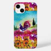 ZONNEN EN ZWARTE ROOSTER Case-Mate iPhone CASE (Achterkant)