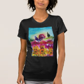 ZONNEN EN ZWARTE ROOSTER T-SHIRT (Voorkant)