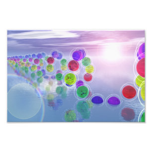 Zonnen in hun cursus Foto afdrukken