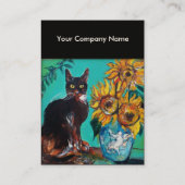 ZONNEN MET CAT VISITEKAARTJE (Achterkant)