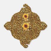 ZONNEN MET LEOPARD FUR BOW SUMMER PARTIJ BEDANKDOOSJES (Uitgevouwen)