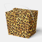 ZONNEN MET LEOPARD FUR BOW SUMMER PARTIJ BEDANKDOOSJES (Achterkant)