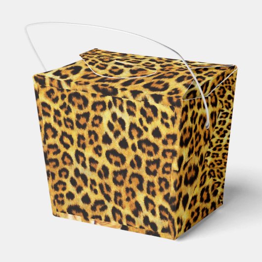 ZONNEN MET LEOPARD FUR BOW SUMMER PARTIJ BEDANKDOOSJES (Achterkant)