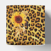 ZONNEN MET LEOPARD FUR BOW SUMMER PARTIJ BEDANKDOOSJES (Bovenkant)
