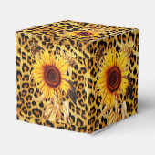 ZONNEN MET LEOPARD FUR BOW SUMMER PARTIJ BEDANKDOOSJES (Achterkant)