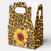 ZONNEN MET LEOPARD FUR BOW SUMMER PARTIJ BEDANKDOOSJES (Geopend)