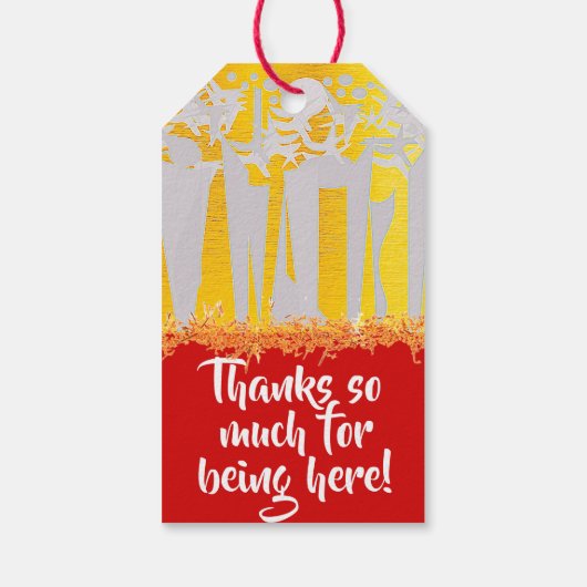 ZONNEN! SUNSHINE! FEESTDAGEN IN HET CENTRAL PARK! CADEAULABEL (Achterkant)