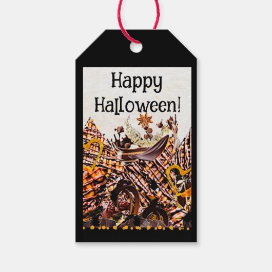 ZONNEN! SUNSHINE! FIJNE HALLOWEEN! :) CADEAULABEL (Voorkant)