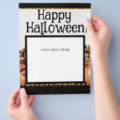 ZONNEN! SUNSHINE! FIJNE HALLOWEEN! :) FLYER (Hand)