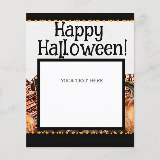 ZONNEN! SUNSHINE! FIJNE HALLOWEEN! :) FLYER (Voorkant)