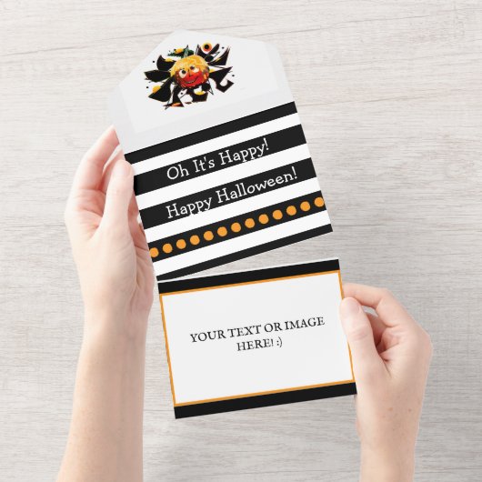 ZONNEN! SUNSHINE! HALLOWEEN ZONNESCHIJN! ALL IN ONE UITNODIGING (Afscheurbaar)